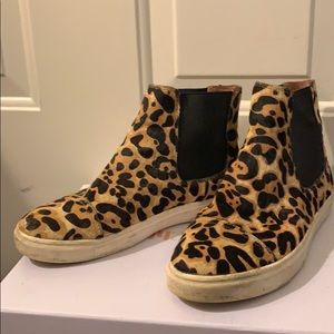 Cheetah high top sneakers